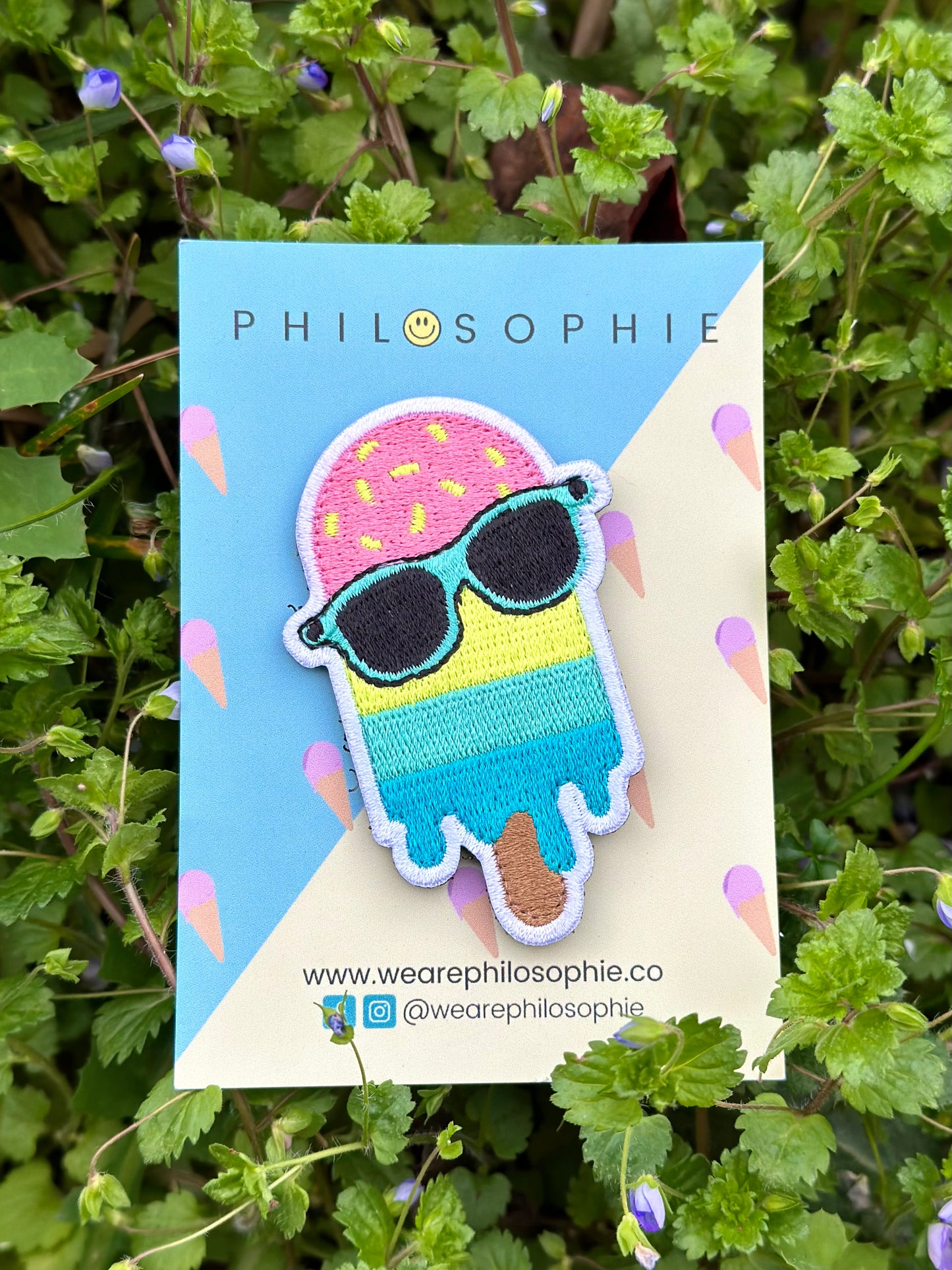 AUFNÄHER / PATCH "ICE ICE BABY"